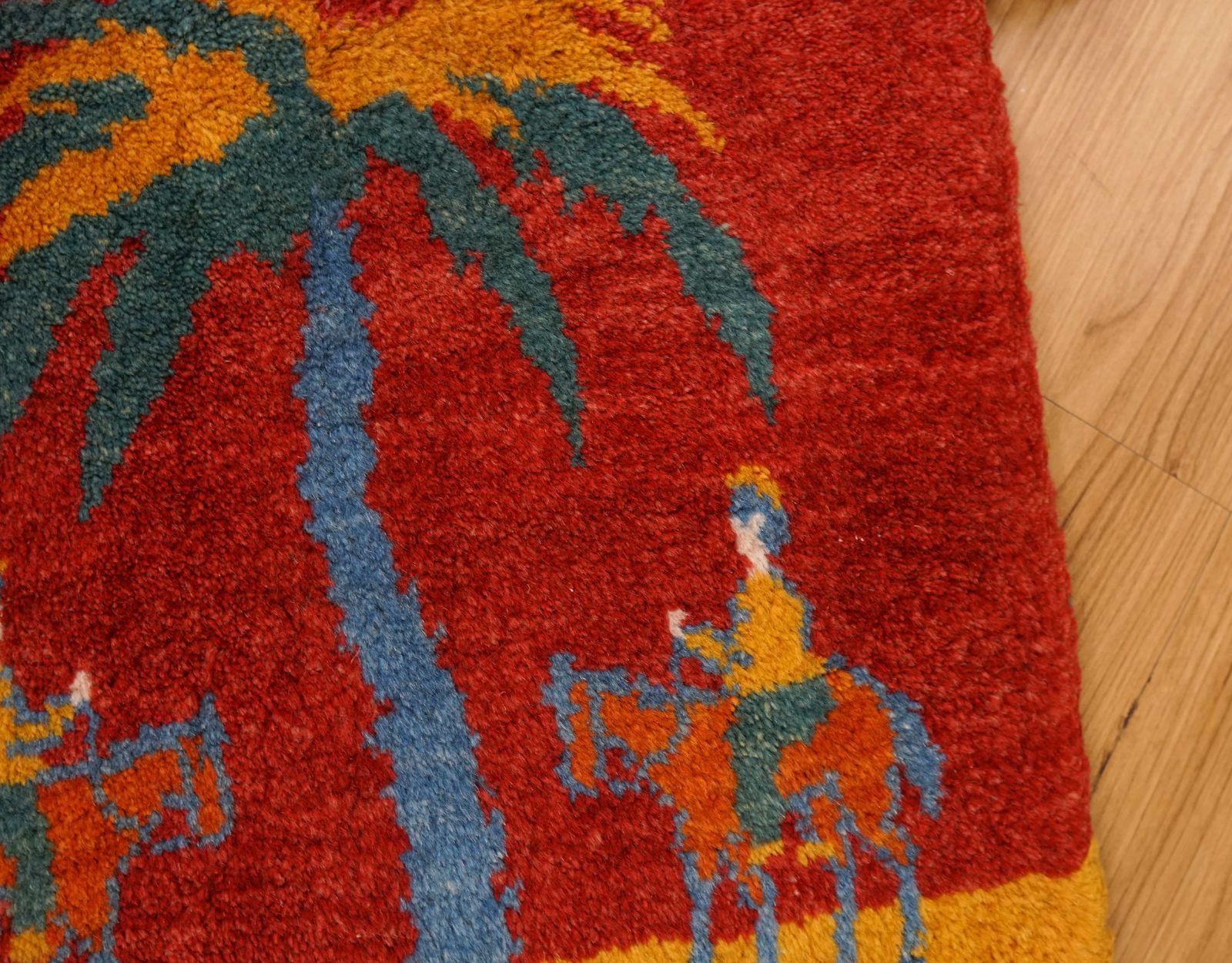 Redrips 120×40cm ペルシャ絨毯 手織りギャッベ アマレ Redrips 120×40cm ペルシャ絨毯 手織りギャッベ アマレ Redrips様 専用