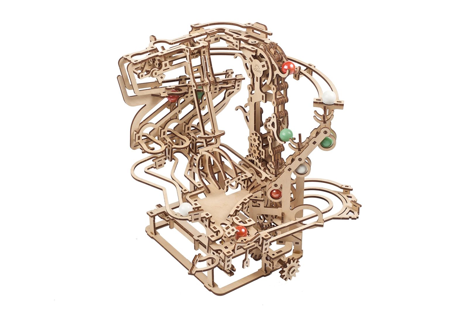 Ugears 木製パズル マーブルランチェーンホイスト70156 ユーギアーズ マーブルランチェーンホイスト 公式Ugears 木製 Marble Run | Hoist 3D おもちゃ 知育 ウッドパズル Ugears(ユーギアーズ）チェーンホイストで遊んだ感想