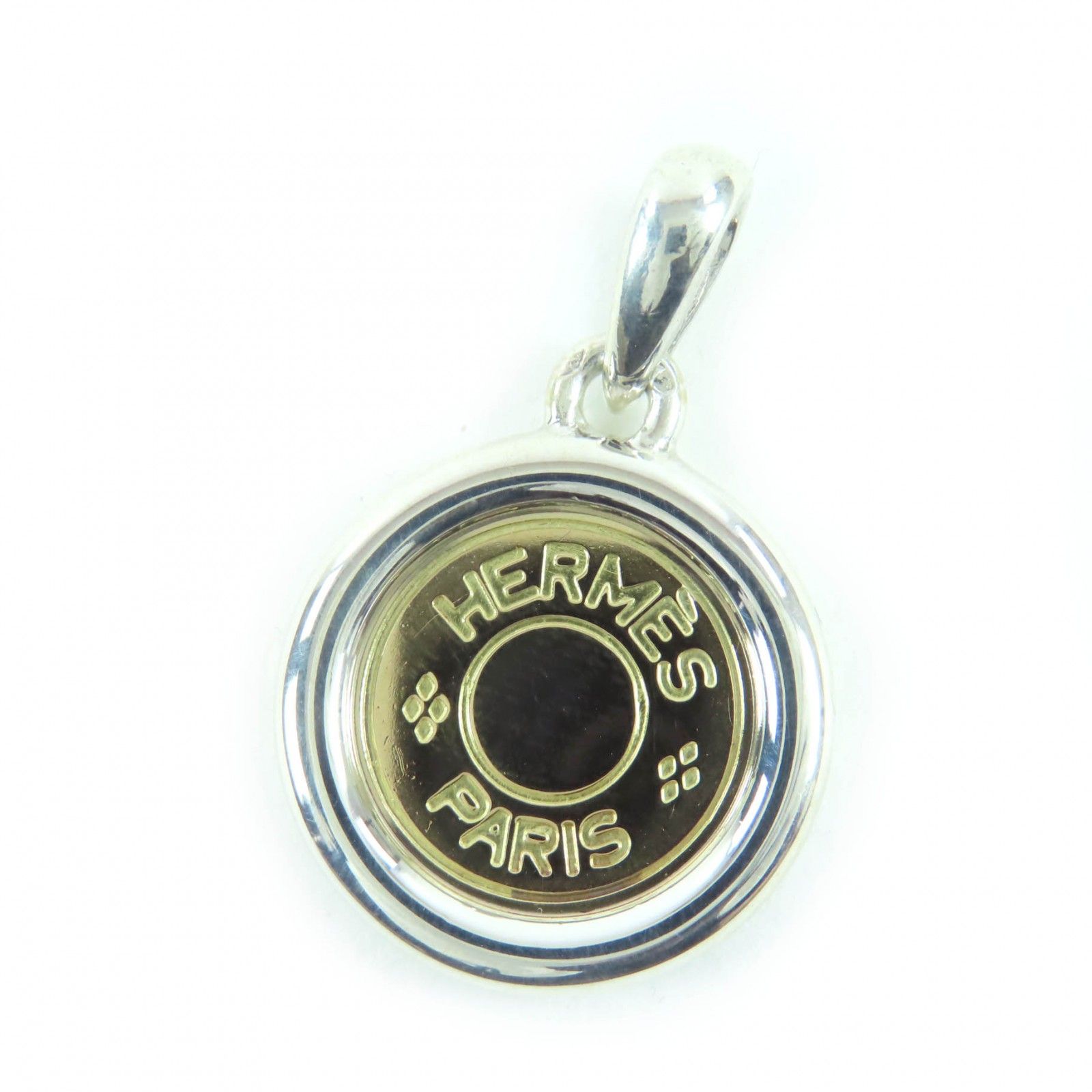 美品☆HERMES エルメス 925 750 セリエモチーフ ロゴ入り ネックレス