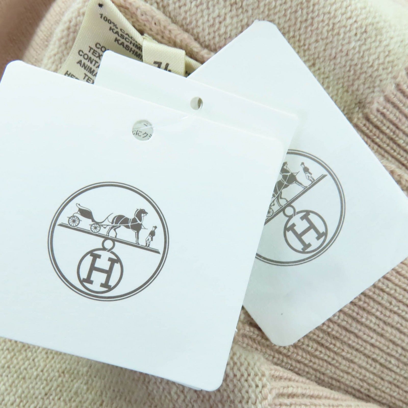 極美品☆HERMES エルメス 2023年製 3H2706D1 カシミヤ100％ セリエ