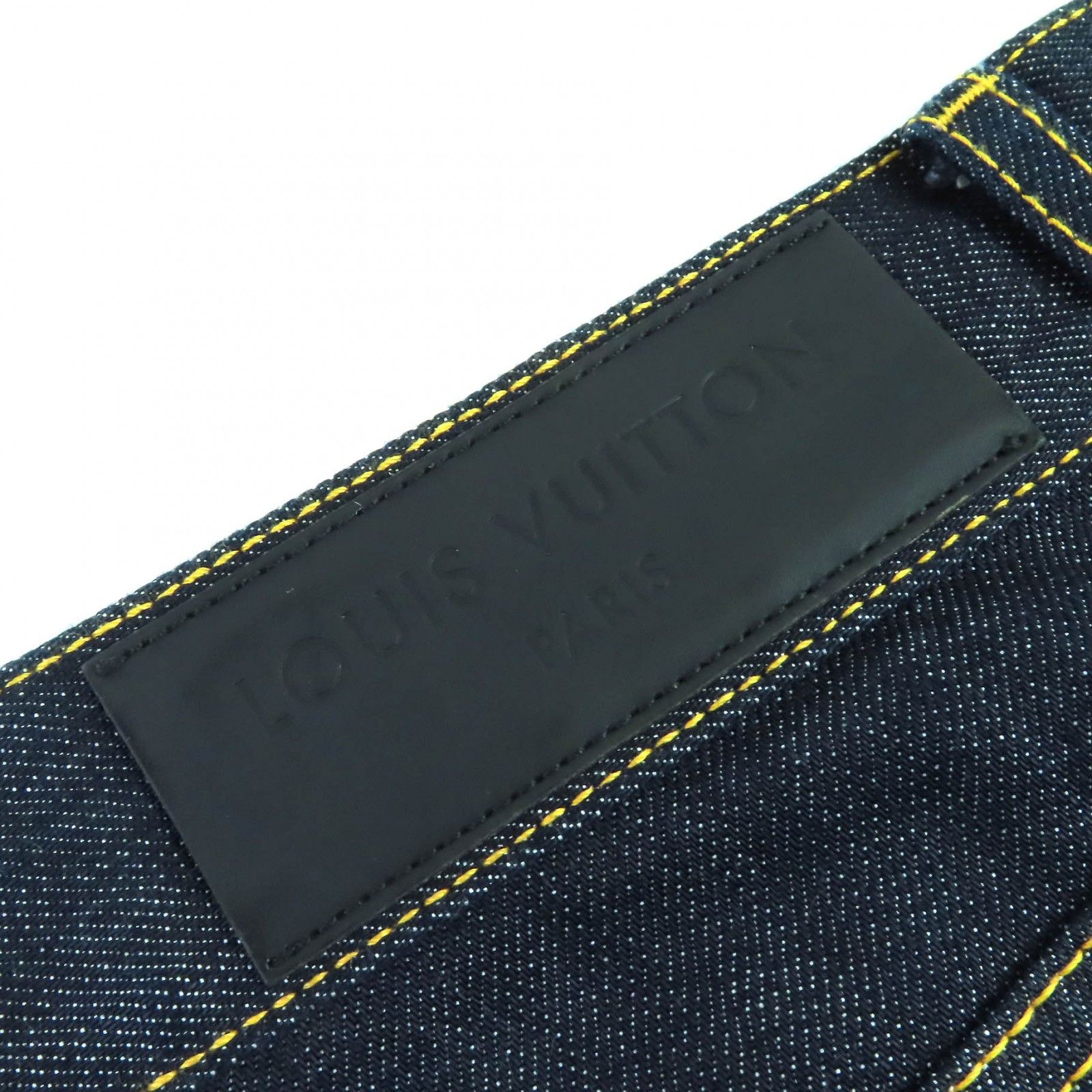 美品△LOUIS VUITTON ルイヴィトン コットン100％ ロゴレザーパッチ