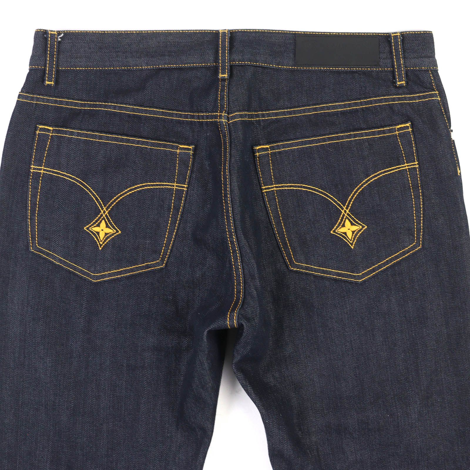 美品△LOUIS VUITTON ルイヴィトン コットン100％ ロゴレザーパッチ