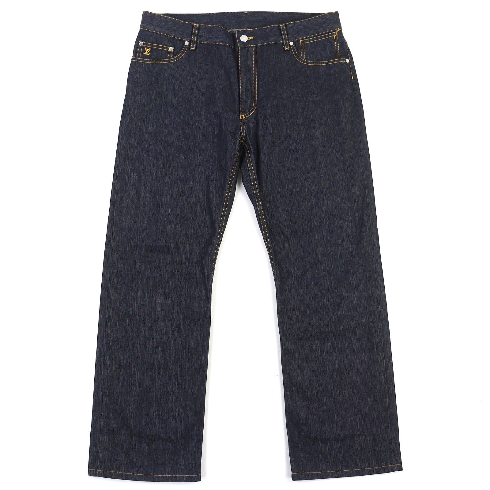 美品△LOUIS VUITTON ルイヴィトン コットン100％ ロゴレザーパッチ