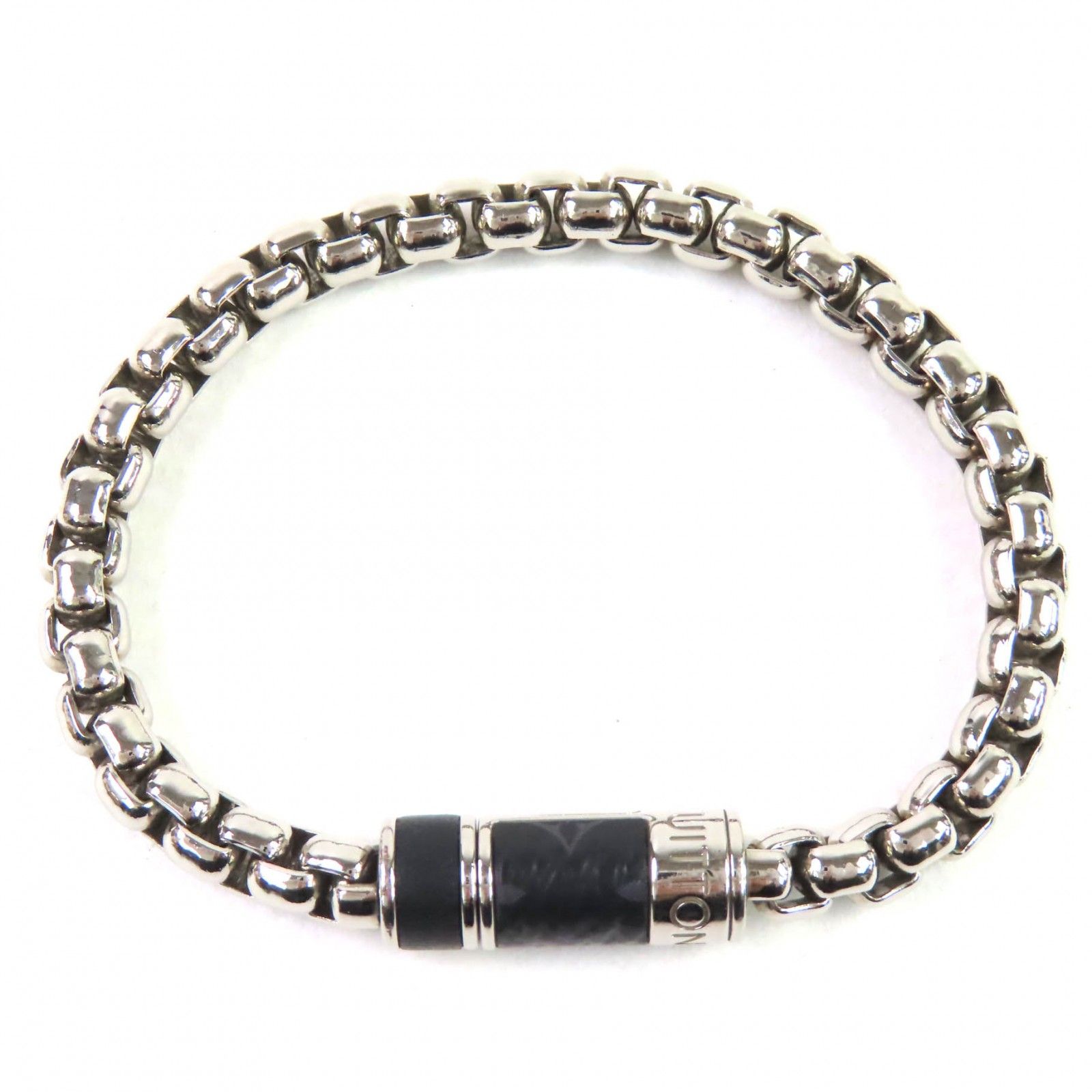 ルイヴィトン　M62592 エクリプスブレスレット　　モノグラム　箱　保存袋付 美品△LOUIS VUITTON ルイヴィトン 2021年製 M62592 ブレスレット