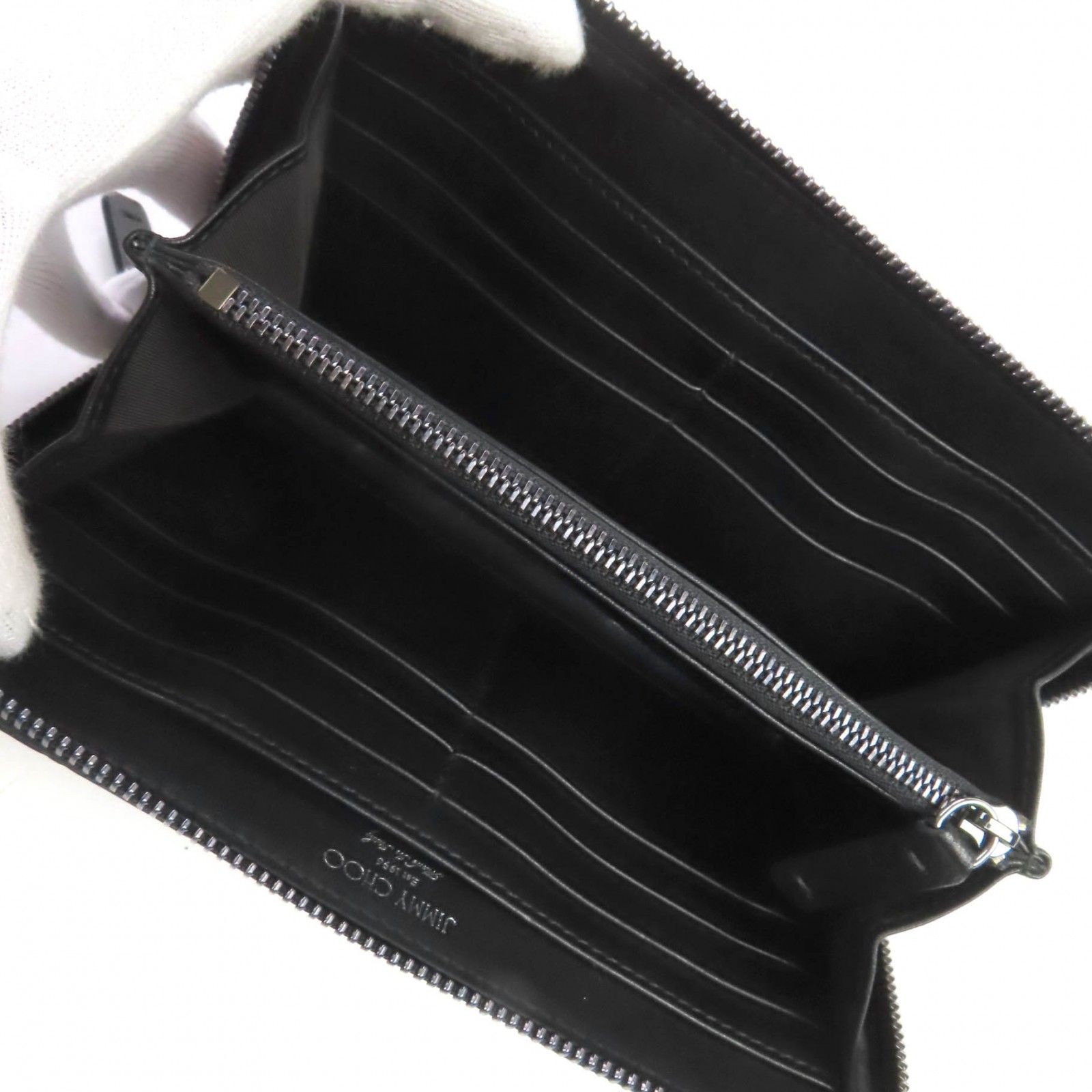 未使用品◇JIMMY CHOO ジミーチュウ カーナビー / S レザー スター