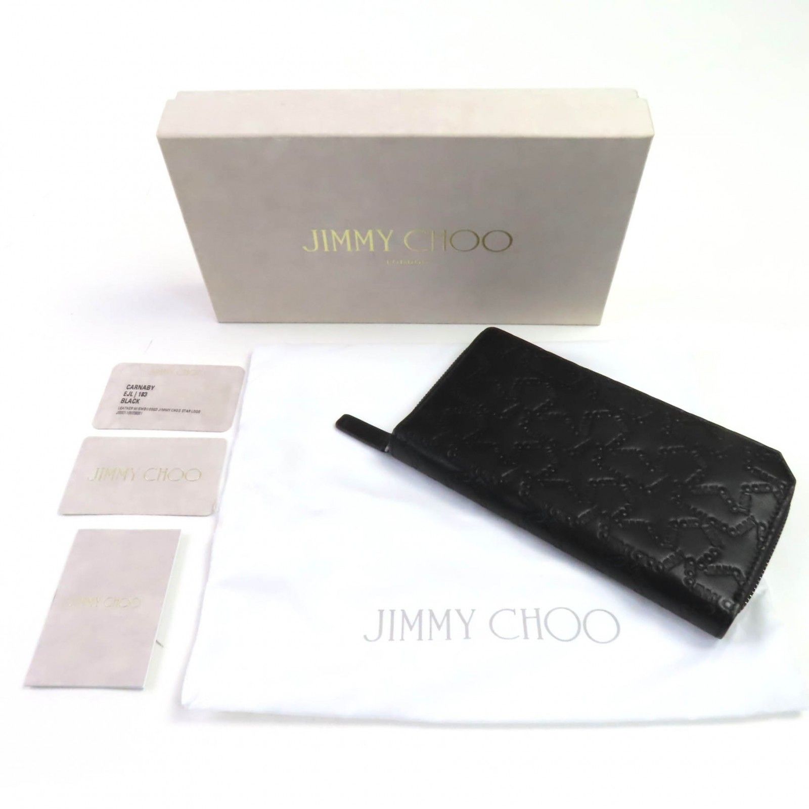 未使用品◇JIMMY CHOO ジミーチュウ カーナビー / S レザー スター