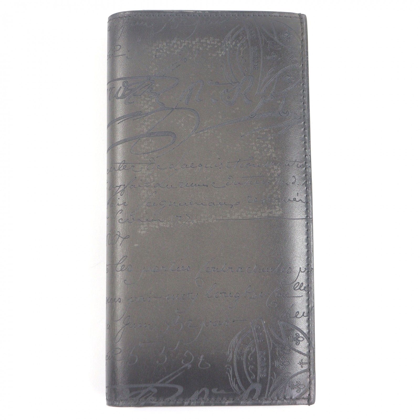 美品□BERLUTI ベルルッティ エスパス カリグラフィ フラップ ロング