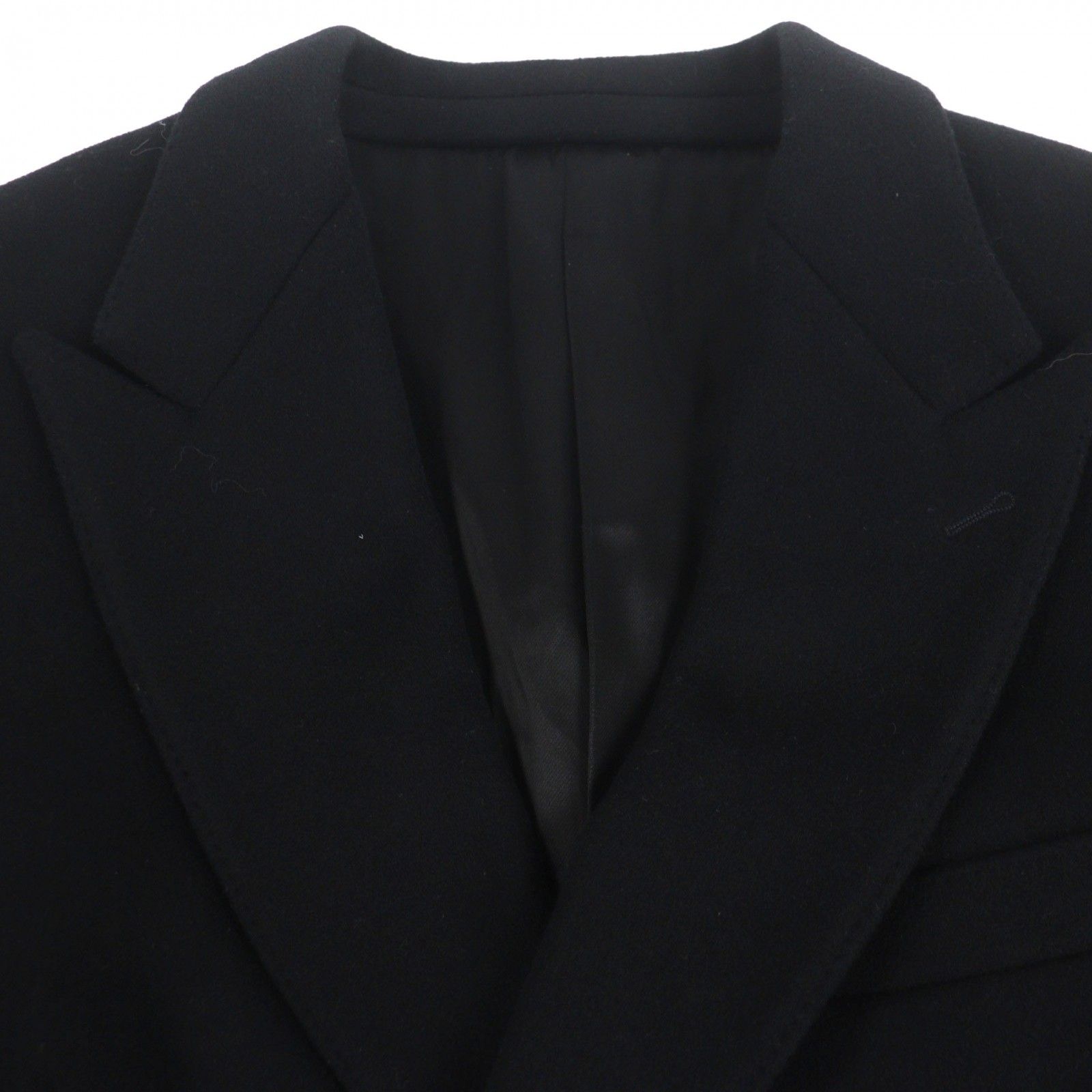 極美品▽CELINE セリーヌ 2M024943C カシミヤ100% ダブルチェスター