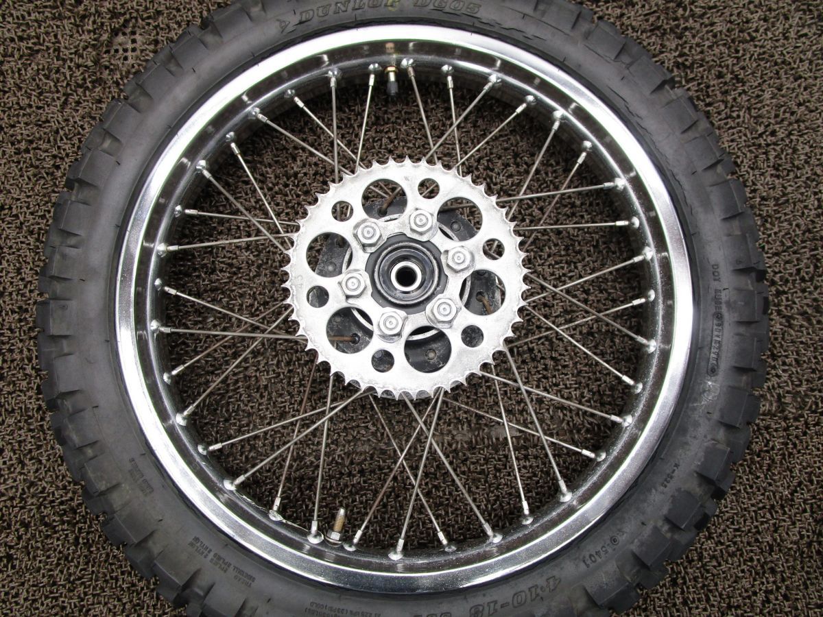 DT125 TAKASAGO リアホイール ブレーキドラム □B57！ スプロケット