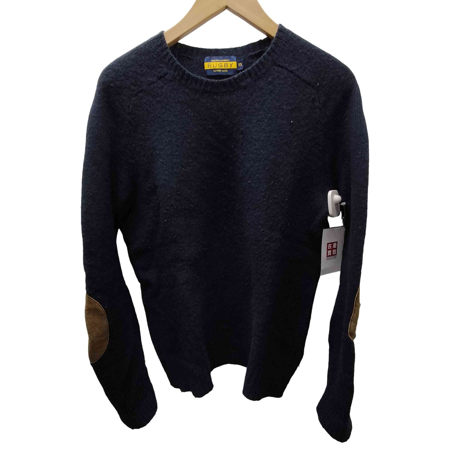 POLO RALPH LAUREN ニット 迷彩 レザーエルボーパッチ ラグビーラルフローレン Rugby Ralph Lauren レザー エルボーパッチ