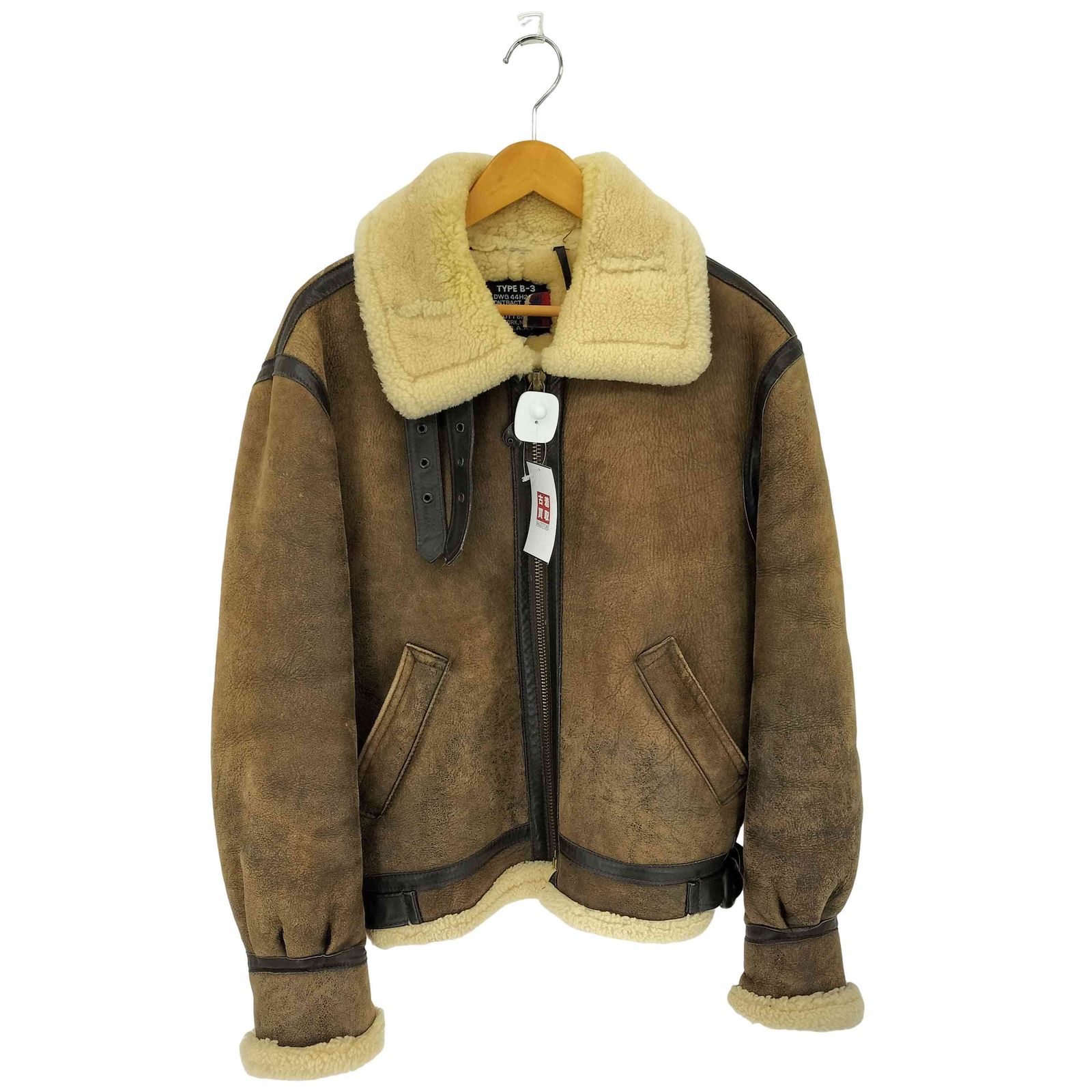 ショット Schott USA製 TYPE B-3 リアルムートン フライトジャケット 
