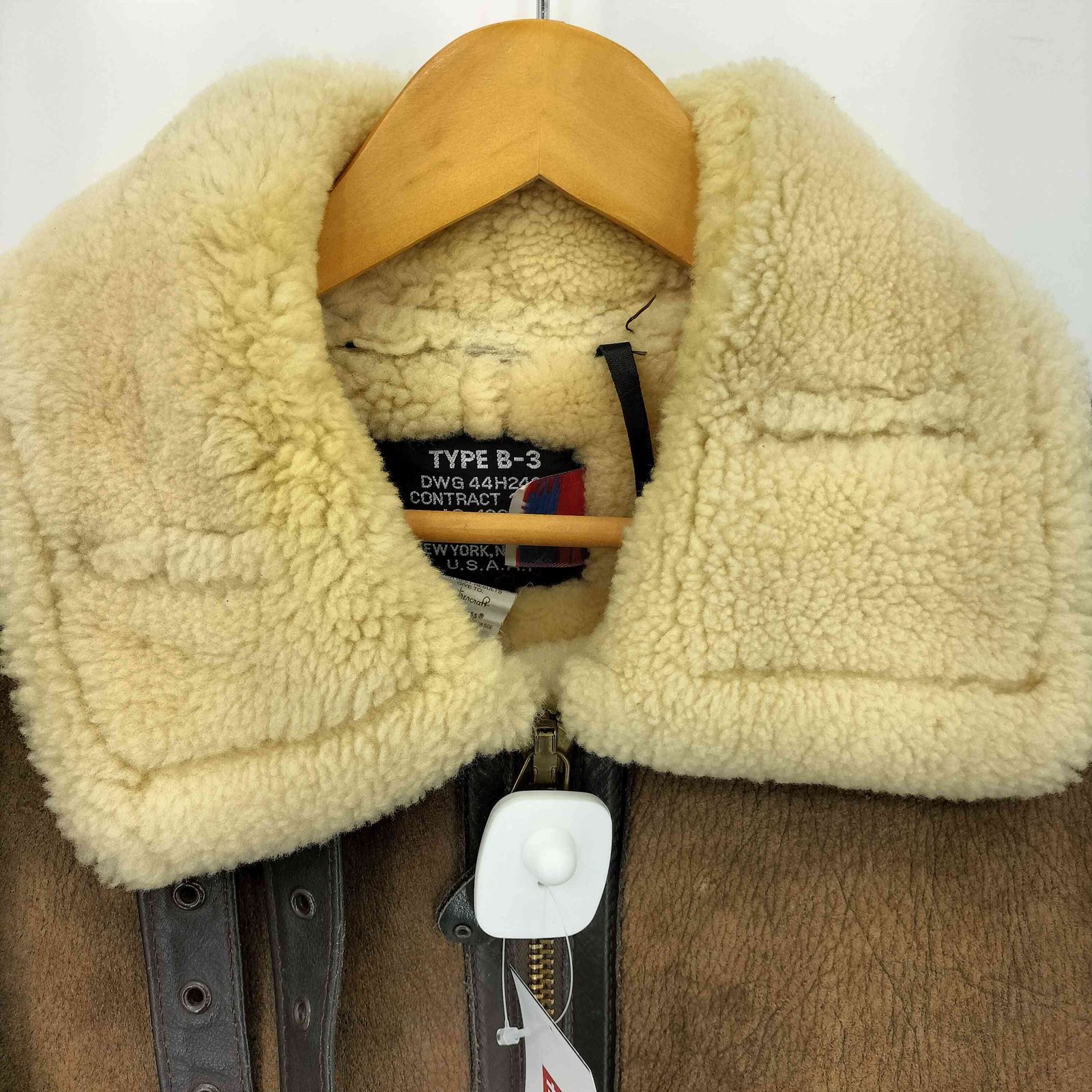 ショット Schott USA製 TYPE B-3 リアルムートン フライトジャケット 