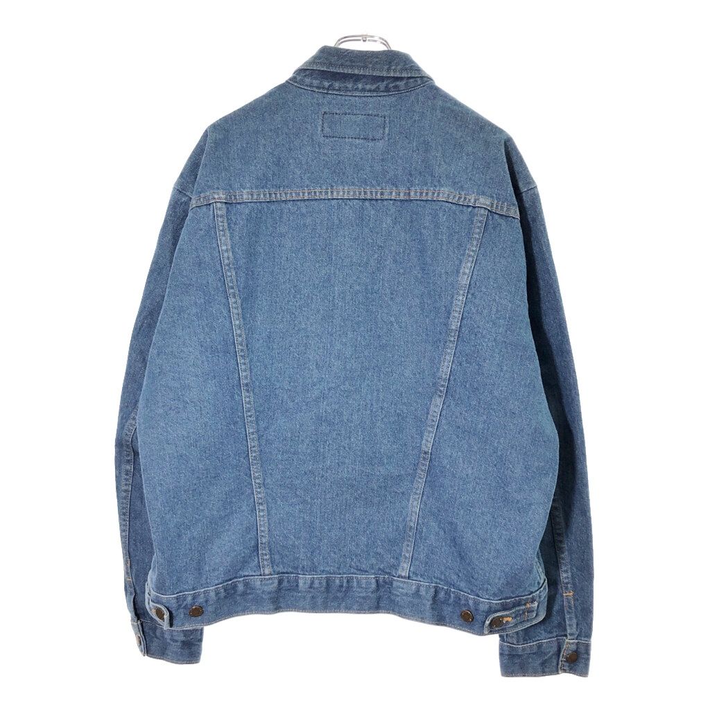 90年代 Wrangler ラングラー 刺繍 デニムジャケット ブルー(メンズ XL