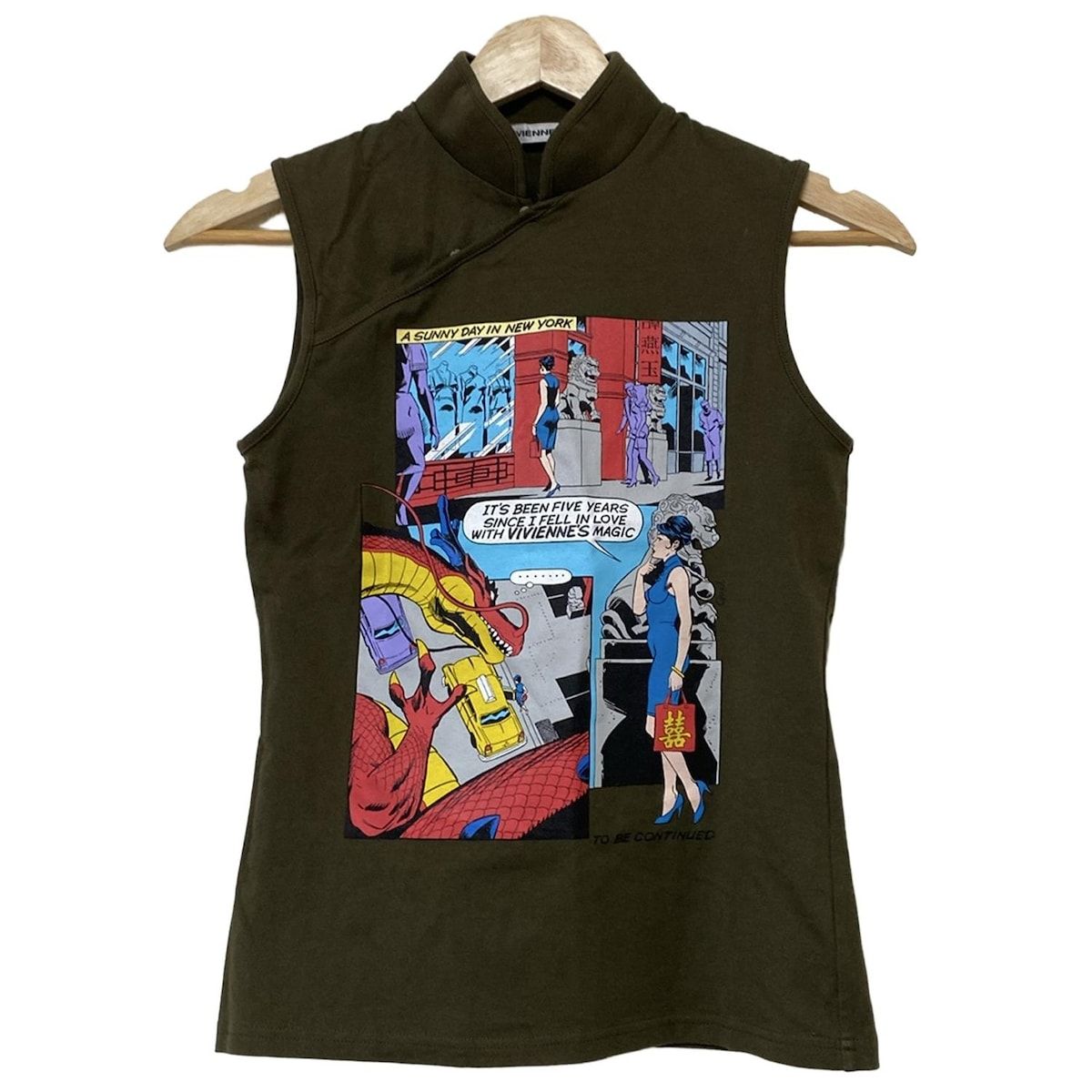 VIVIENNE TAM(ヴィヴィアンタム) ノースリーブカットソー サイズ0 XS