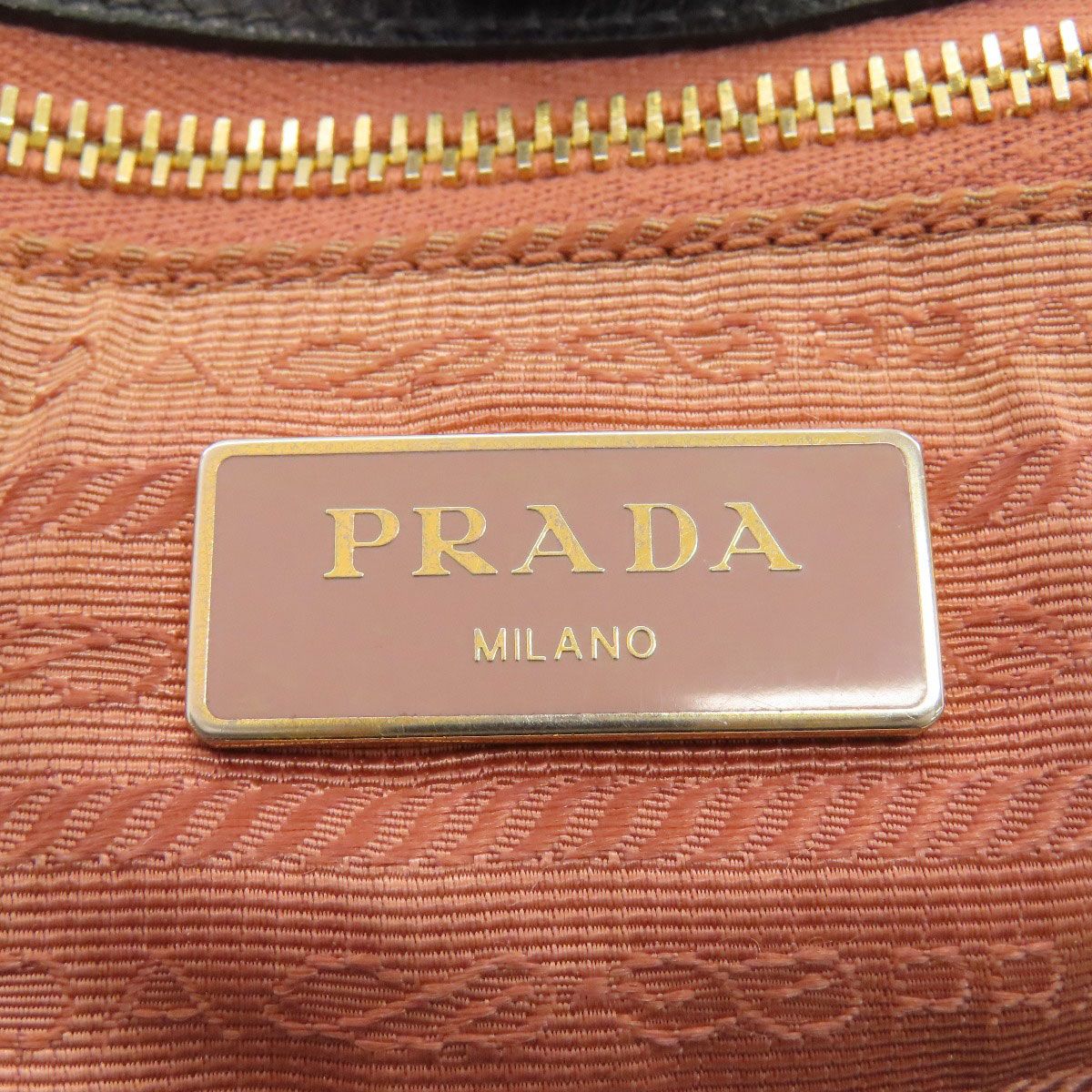 PRADA プラダ フィオッコ ハンドバッグ ナイロン レディース [中古