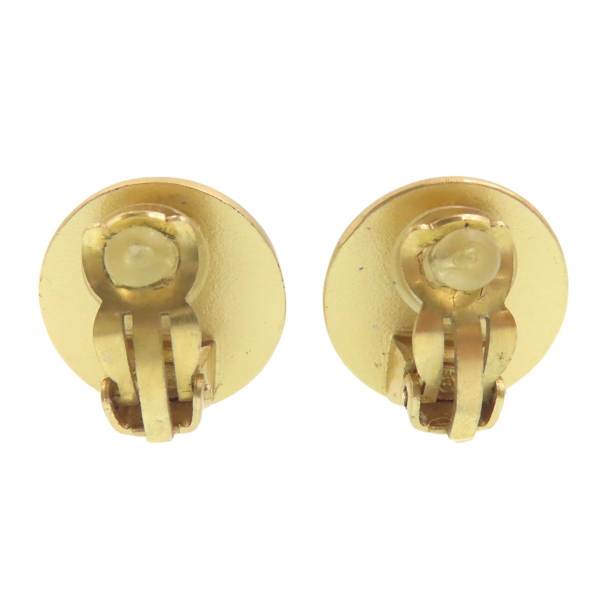 CHANEL シャネル ココマーク ラインストーン イヤリング 金属製