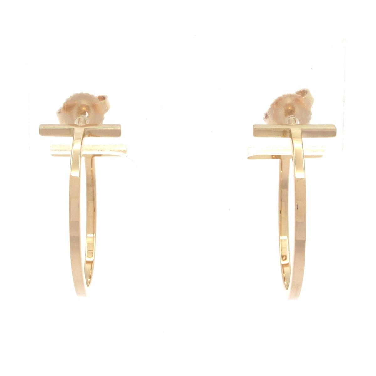 TIFFANY&Co.(ティファニー) ピアス美品 Tワイヤーフープ ピアス