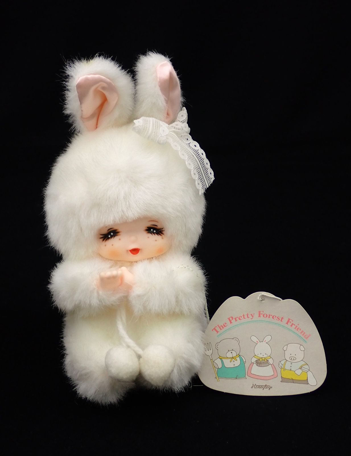 △真っ白な雪の精 モンチッチ コレクターズアイテム△タグ付き/昭和