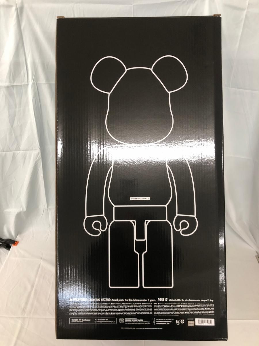 God selection XXX ベアブリック　1000% 黒1体　白1体 手元にあり□GOD SELECTION XXX 1000％ ベアブリック セット黒白