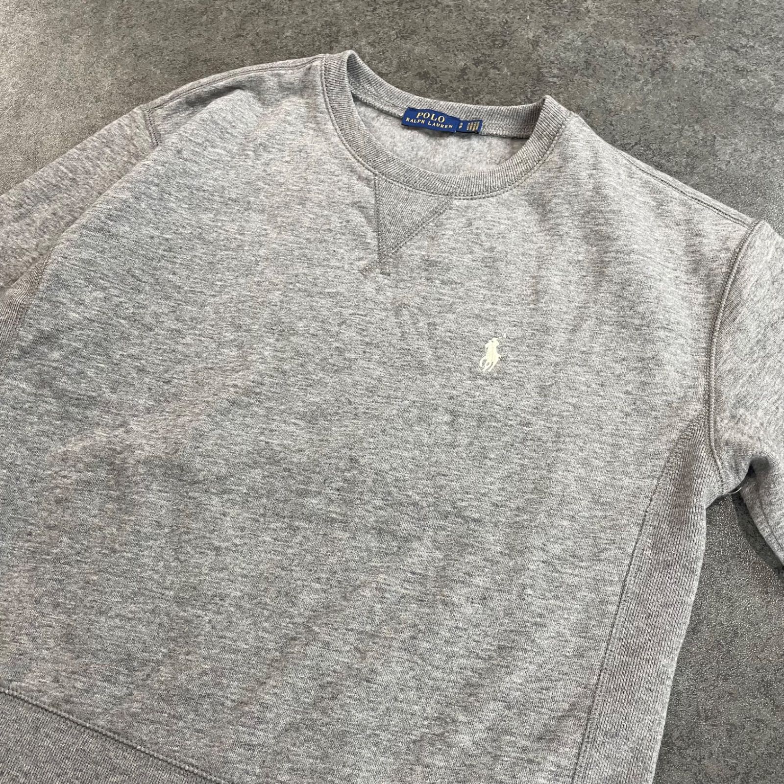 Polo Ralph Lauren 霜降りグレー トレーナー-SHOEIZ-8PROLOGUEMサイズ57cm