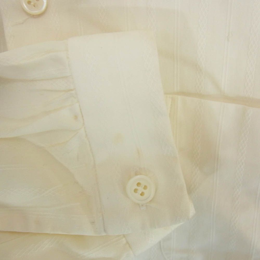 tricot COMME des GARCONS トリココムデギャルソン AD1998 TA070080 ヴィンテージ 90s 98年製 丸襟 シャツ ブラウス ホワイト系 サイズ表記無【中古】 tricot COMME des GARCONS トリココムデギャルソン AD1998 TA070080