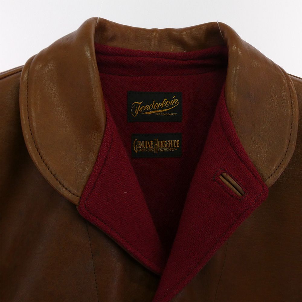 TENDERLOIN テンダーロイン T-HIDE S ホースハイド ショールカラー