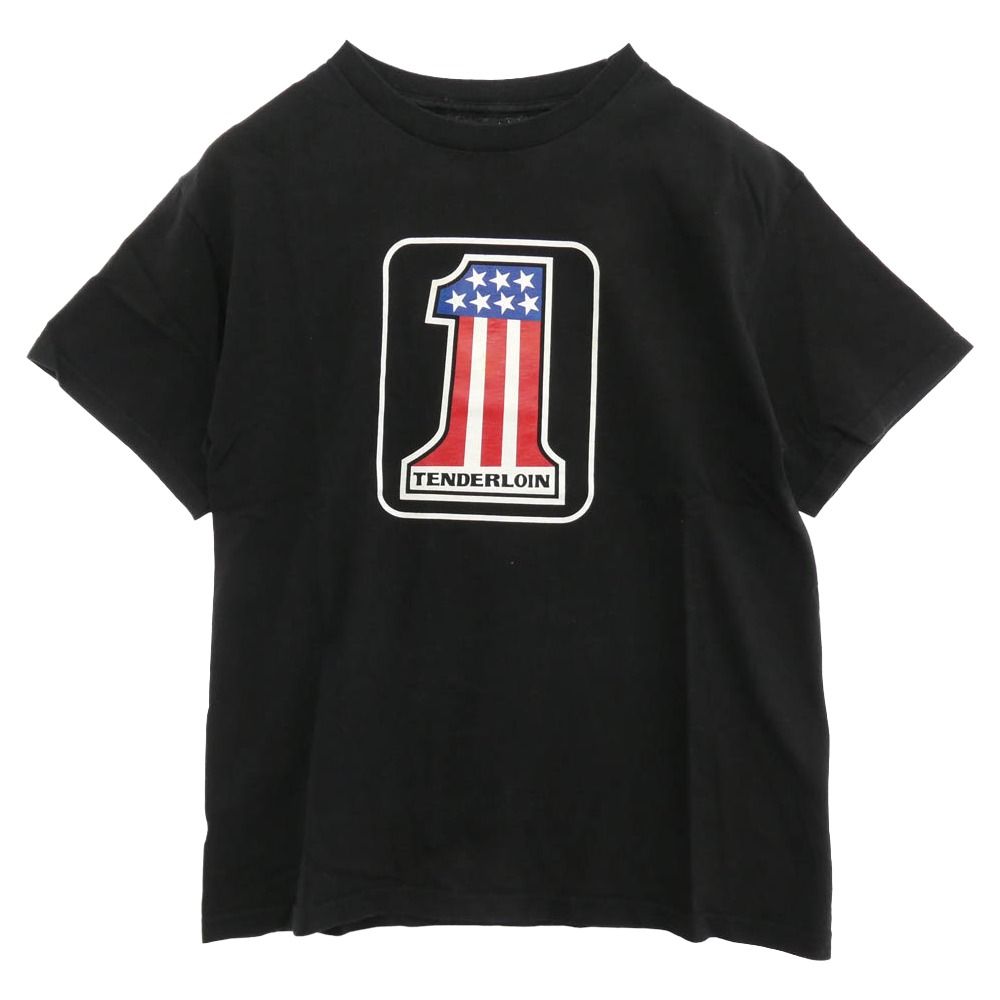 TENDERLOIN 星条旗 No.1ロゴ Tシャツ TENDERLOIN テンダーロイン T-TEE#1 星条旗プリント 半袖Tシャツ