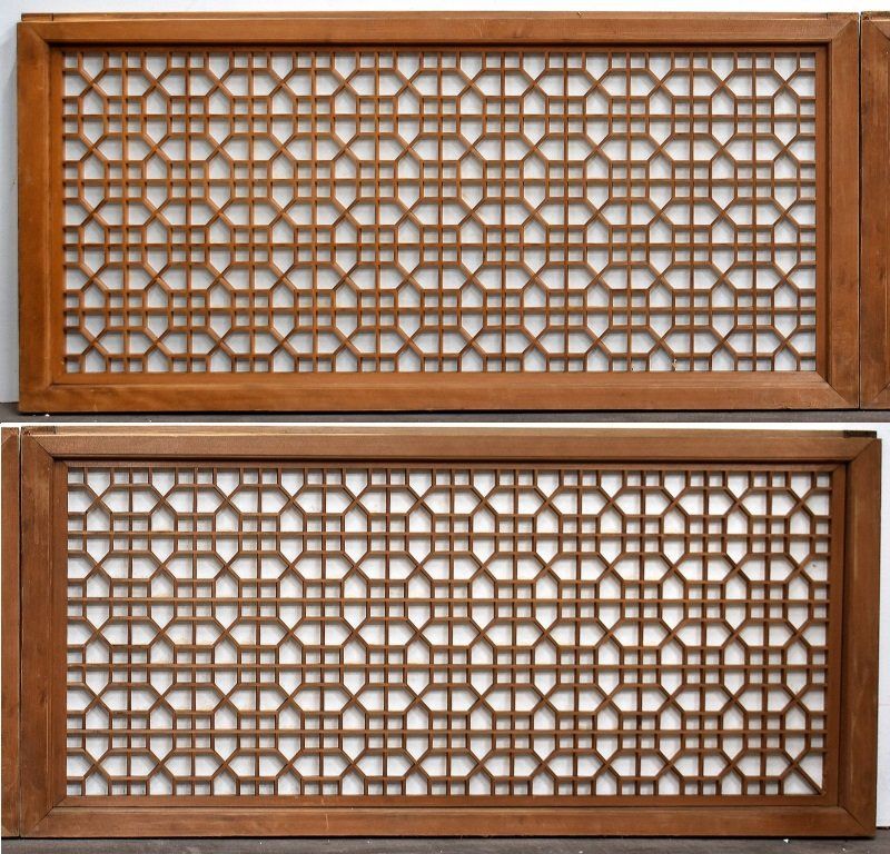 蔵A5826a】建具 欄間 組子細工 引戸 障子 一対 古民家座敷 - メルカリ