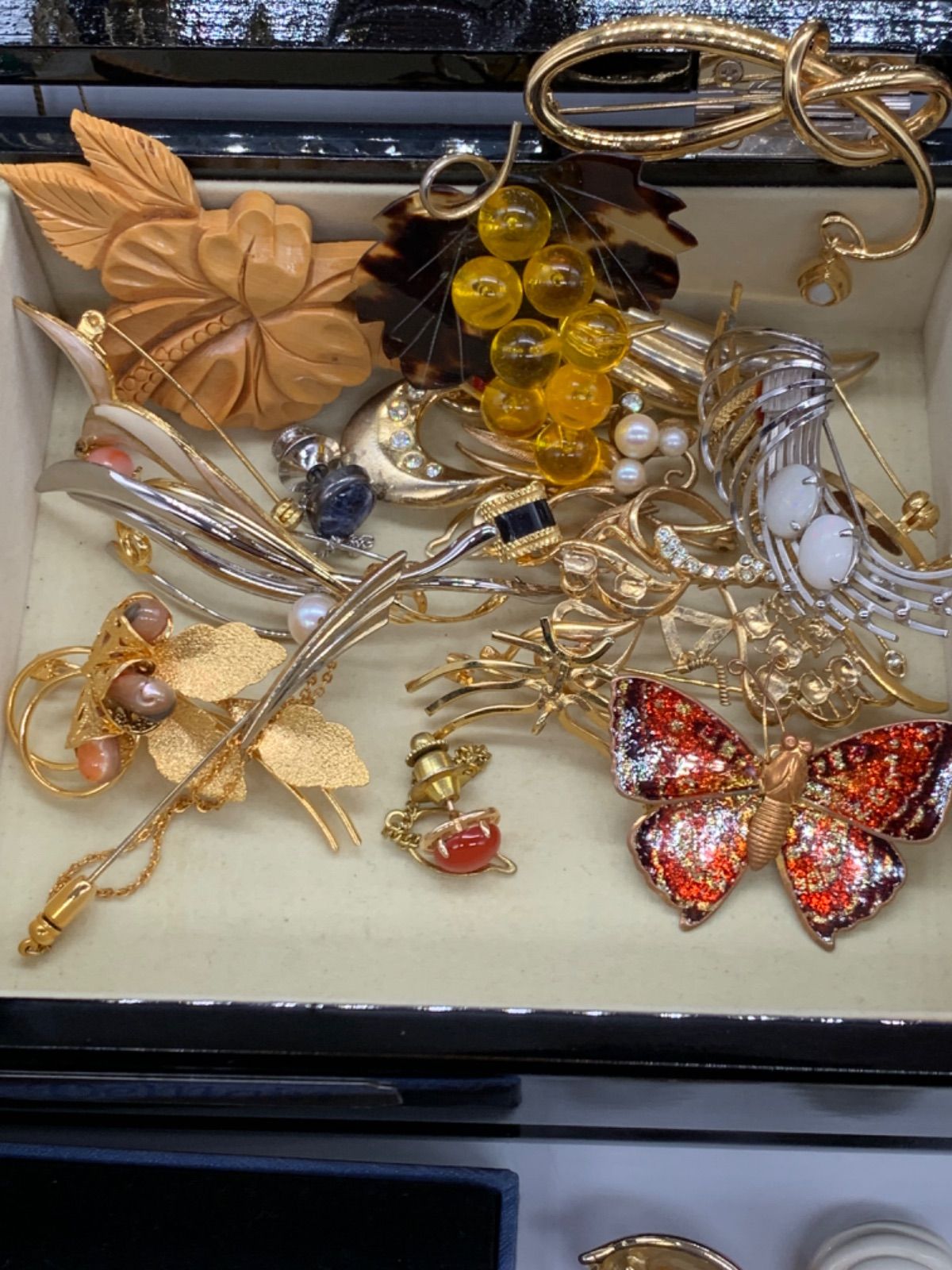 遺品整理 生前整理 アクセサリー まとめ売り ネックレス イヤリング ブローチ 遺品整理 生前整理 アクセサリー まとめ売り ネックレス リング