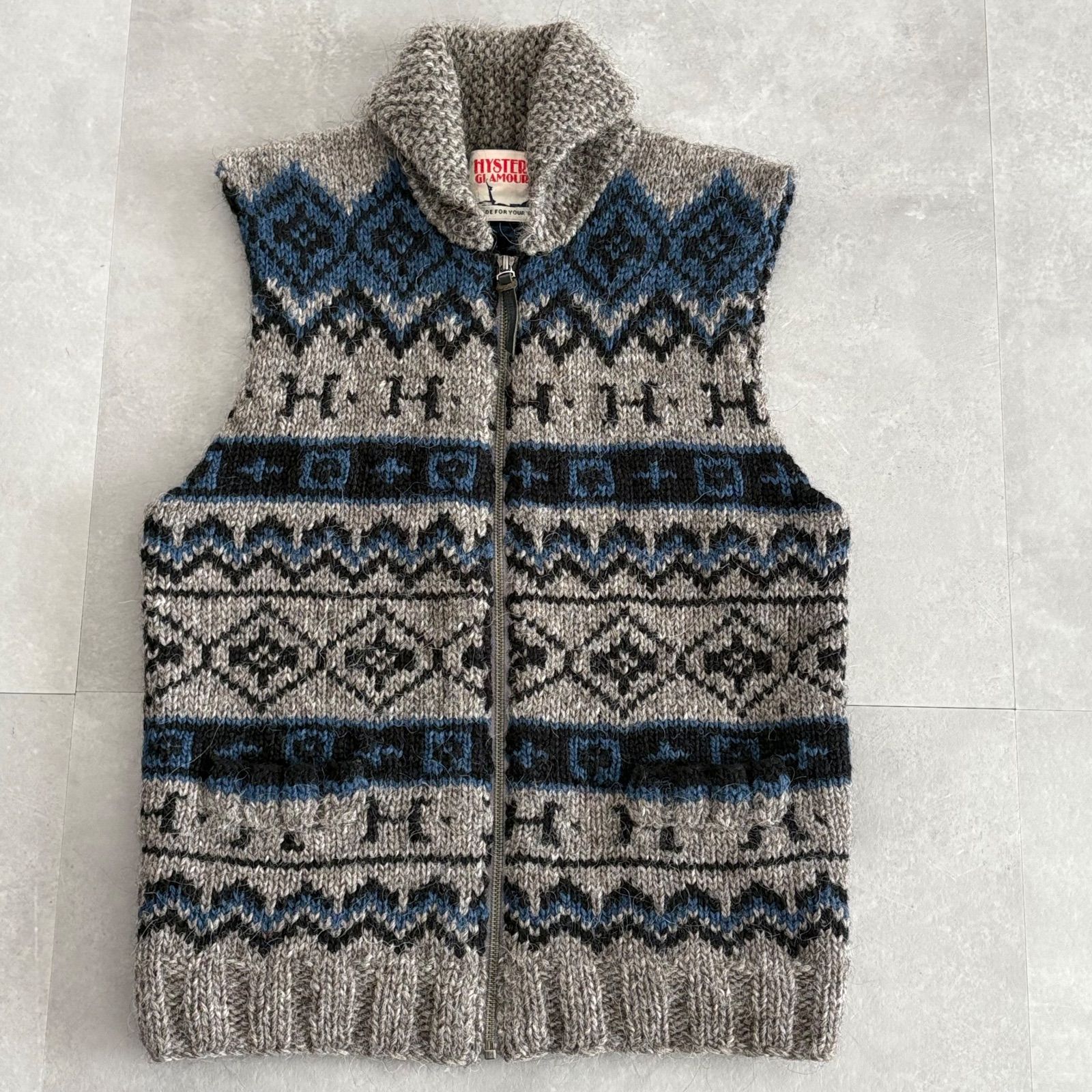 Hysteric Glamour ヒステリックグラマー カウチンベスト ヒスガール