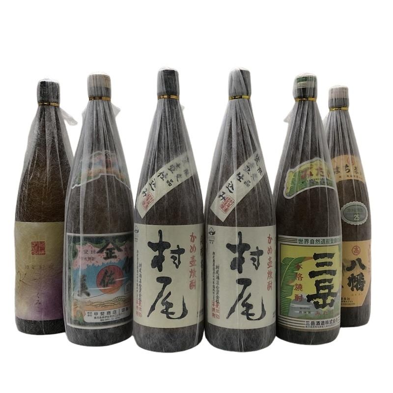 芋焼酎 6本セット 村尾・伊佐美・三岳他 1800ml 25度 新品未開栓
