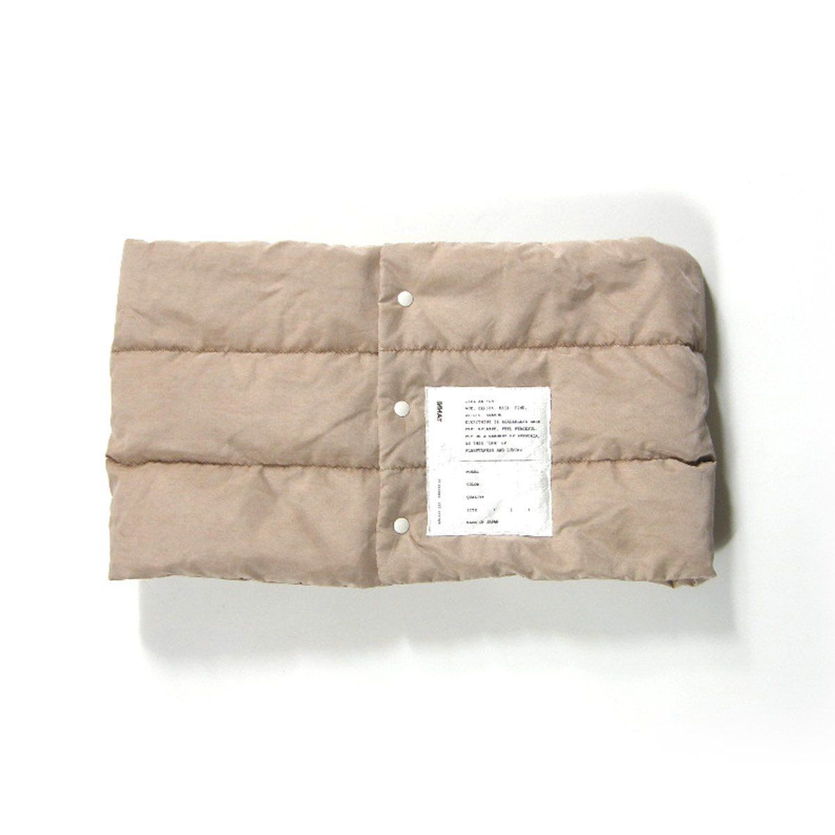 新品】 INNAT ／ インアット ベンガラ染め ダウン スヌード 日本製