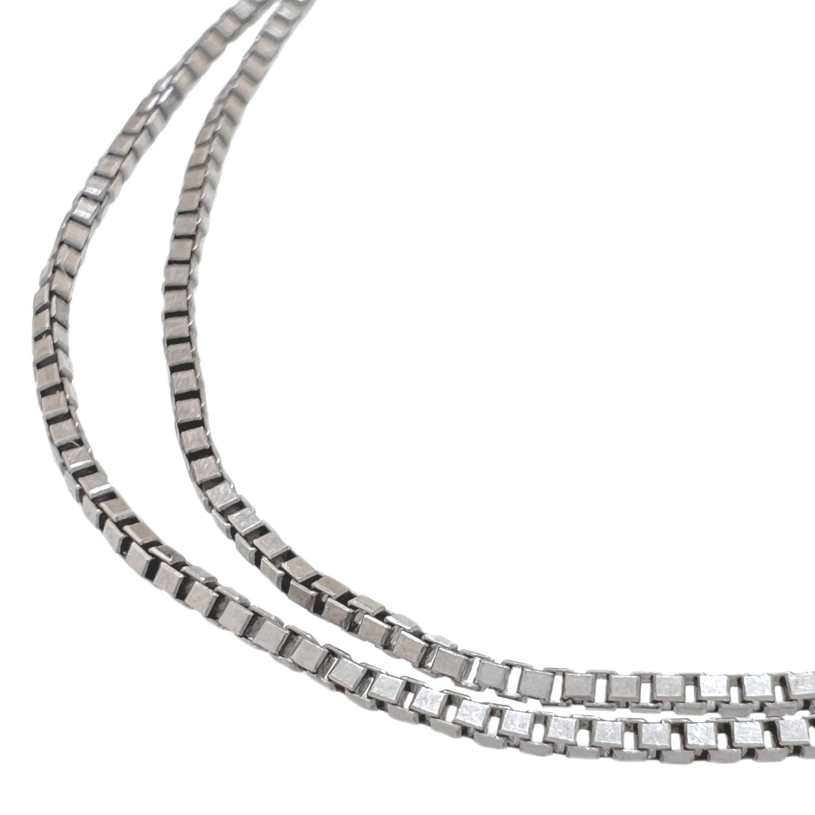 造幣局マーク入り　プラチナ　ネックレスチェーン　Pt850 Pt850 ネックレス プラチナ チェーン 造幣局検定マーク刻印 - メルカリ