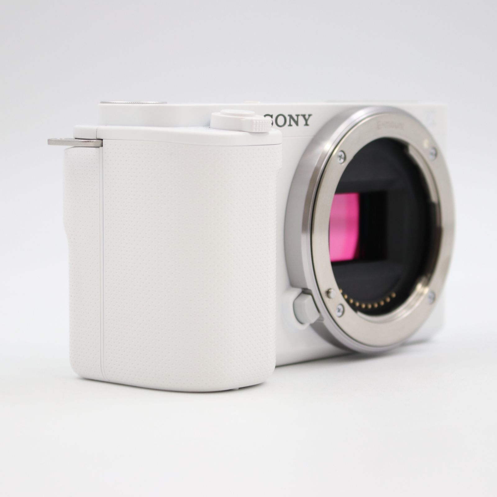 □シャッター数60枚！新品同様□ SONY VLOGCAM ZV-E10 ボディ ホワイト