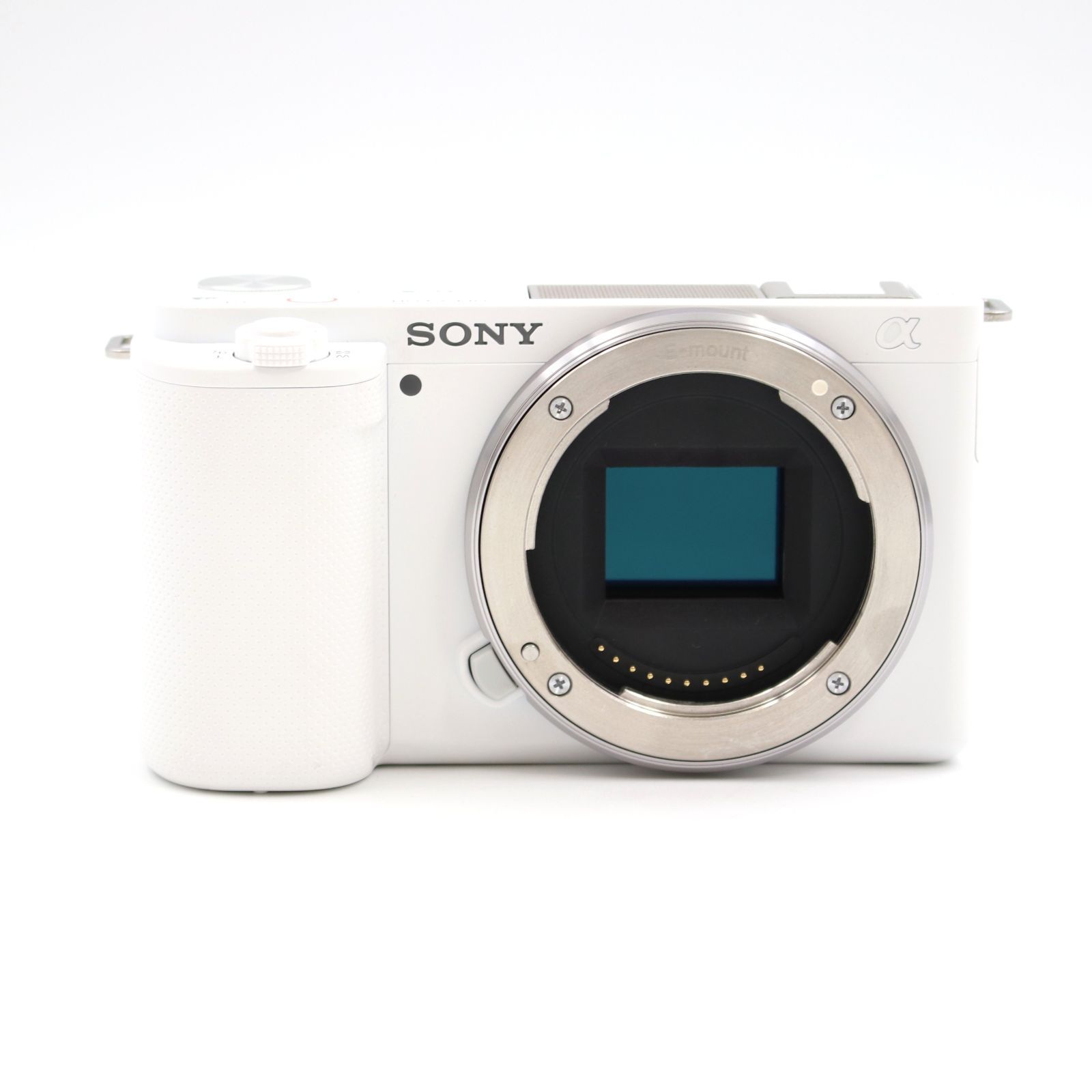 □シャッター数60枚！新品同様□ SONY VLOGCAM ZV-E10 ボディ ホワイト