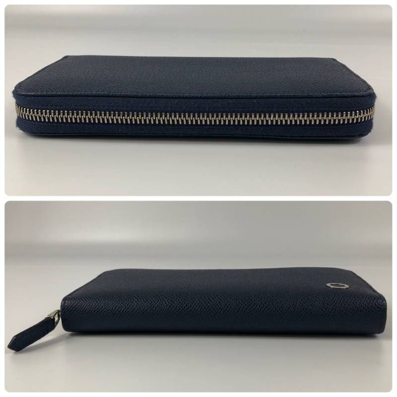 箱付・極美品 ブルガリマン 新型 ラウンドジップ 長財布 RFIDタグ