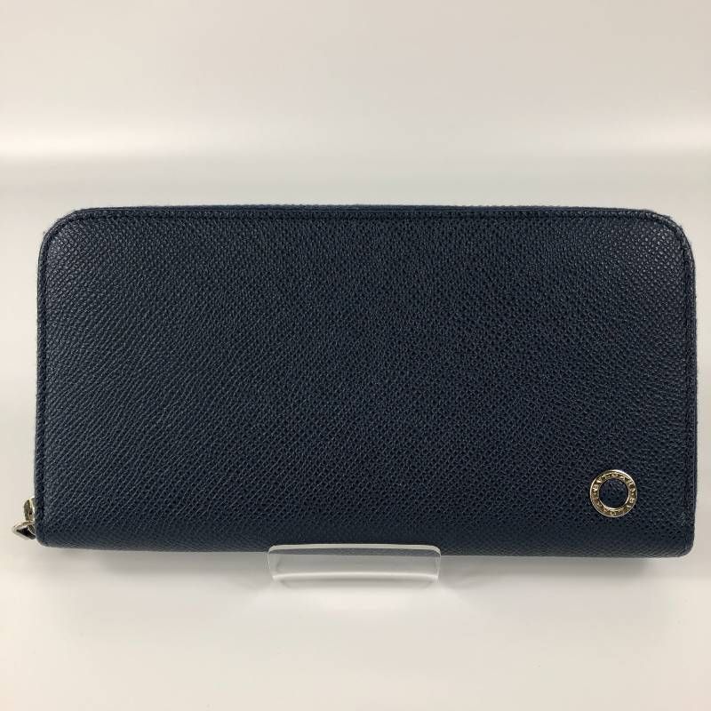 箱付・極美品 ブルガリマン 新型 ラウンドジップ 長財布 RFIDタグ