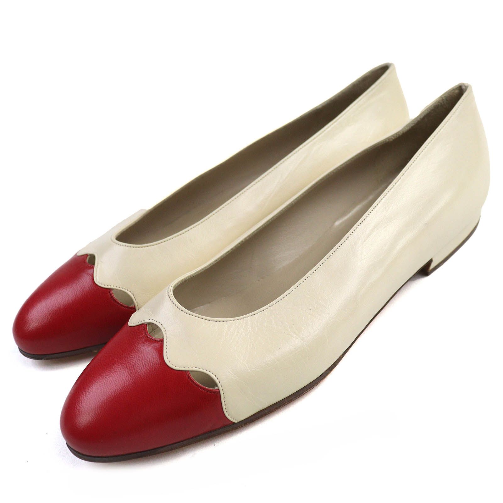 【ドンドン見直し】未使用品△CHANEL シャネル ヴィンテージ アーモンドトゥ ステッチデザイン レザー フラット パンプス シューズ 37 ドンドン見直し】未使用品△CHANEL シャネル ヴィンテージ アーモンド