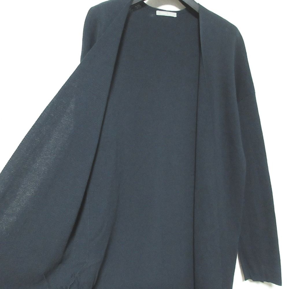 美品 theory luxe セオリーリュクス ロングニットカーディガン 38