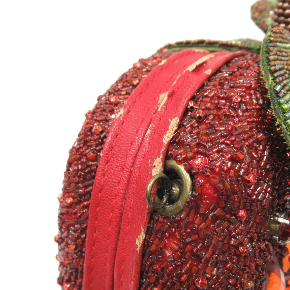 MARY FRANCES メリーフランシス チェーン ショルダー バッグ アップル