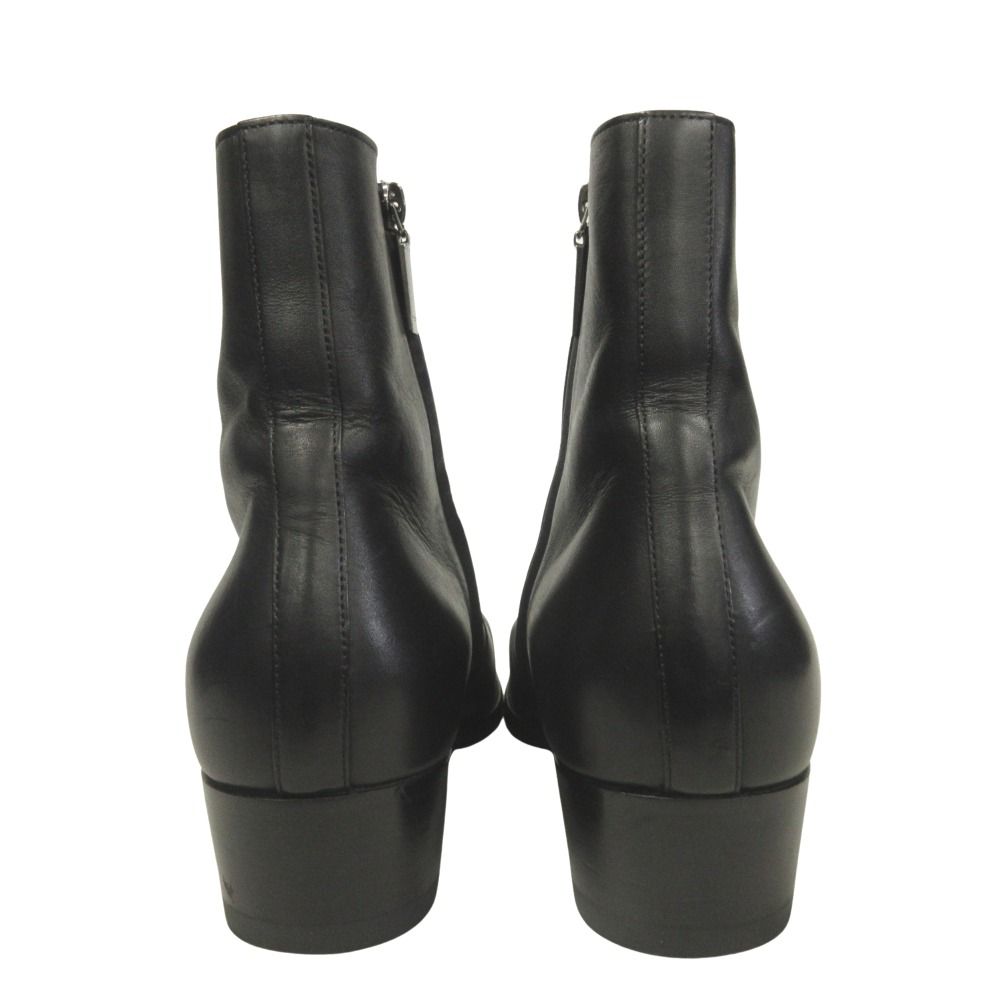 【SAINT LAURENT】ワイアット サイドジップブーツ サンローランクラシックワイアットサイドジップブーツ40