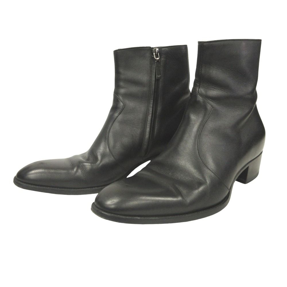 良品 SAINT LAURENT PARIS サンローランパリ WYATT ZIPPED BOOTS