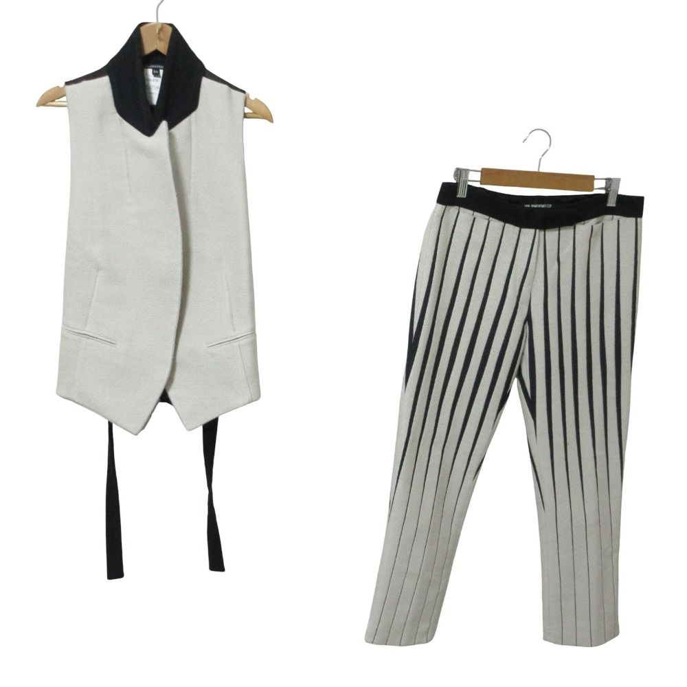 【本人期】 Ann demeulemeester アンドゥムルメステール ベスト 良品 ANN DEMEULEMEESTER アンドゥムルメステール 黒タグ 本人期