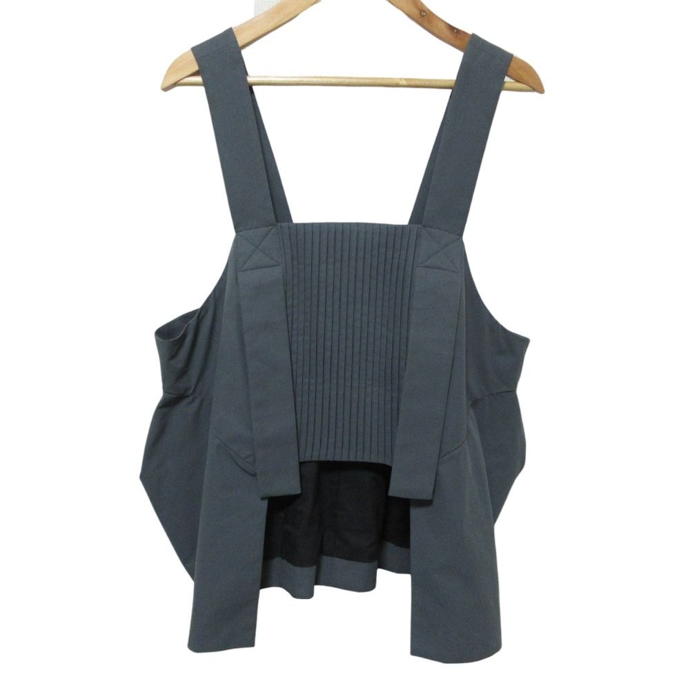 トップス Nagonstans peplam vest 470IS430-0811 nagonstans peplam vest ベスト nagonstans/ナゴンスタンス｜2024 pre