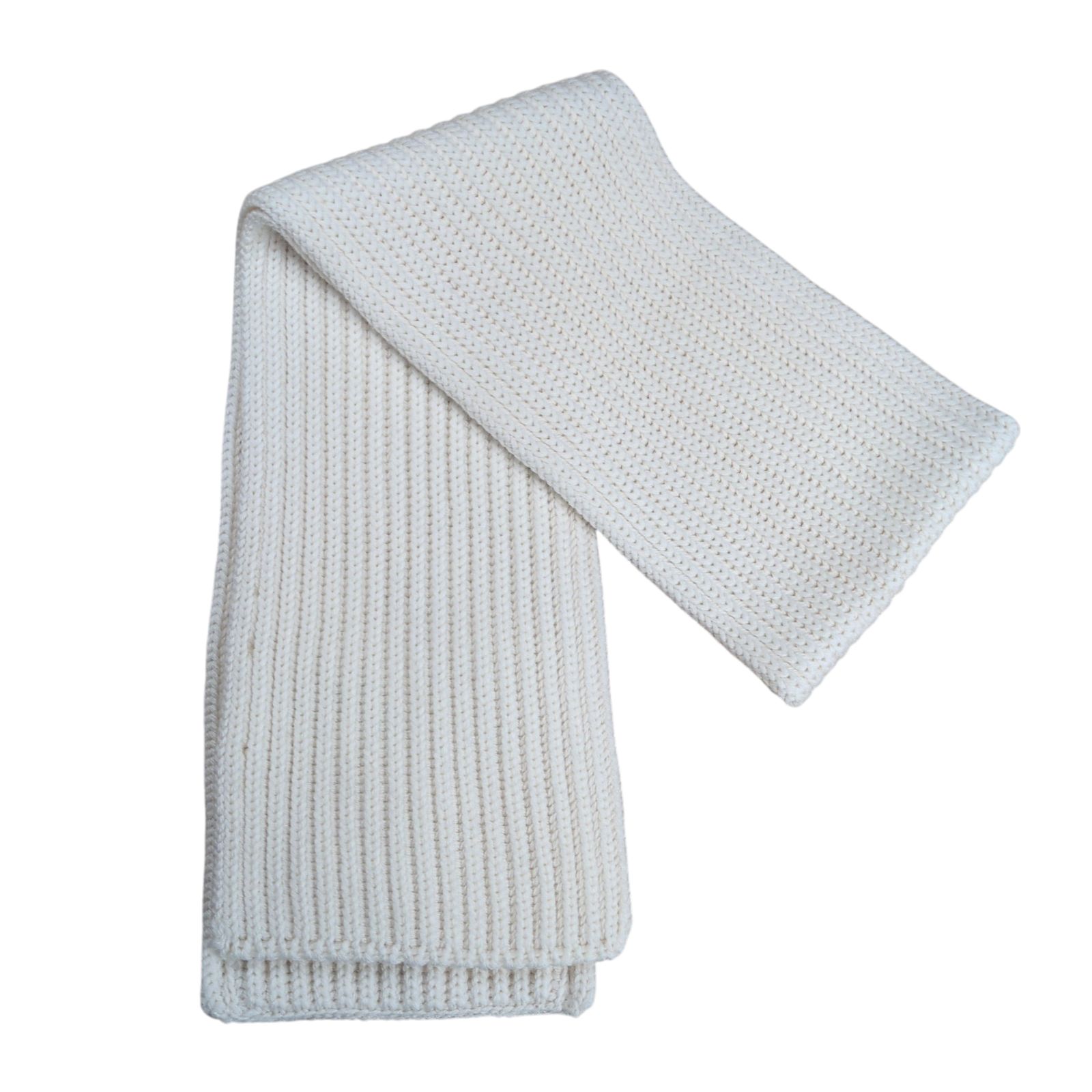 PRADA RE-NYLON Triangle Logo Plate Wool Muffler