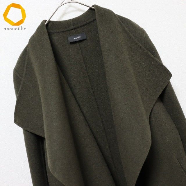 JOSEPH ジョゼフ コート ロング カシミヤ混 レディース [w987019