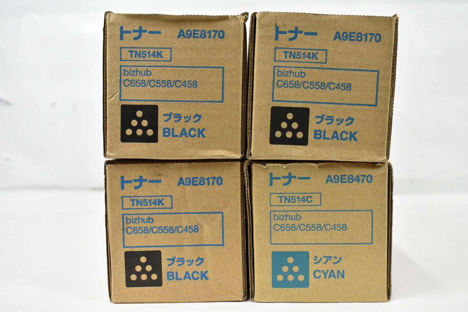 コニカミノルタ トナー TN514 4色セット 未開封 TN514 KONICA コニカミノルタ ブラック マゼンタ シアン