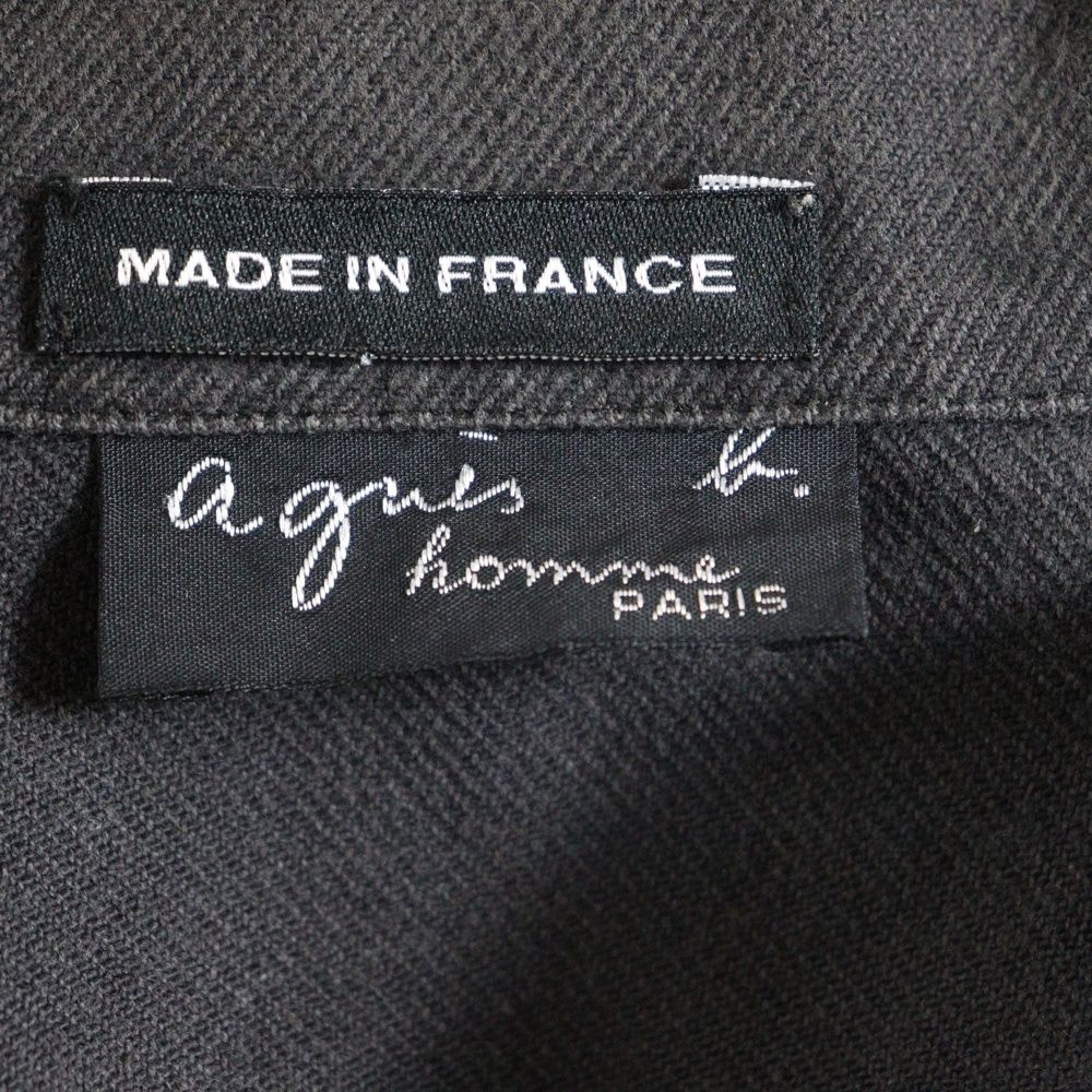 agnes b. homme (アニエスベーオム) コットン カバーオール シャツ