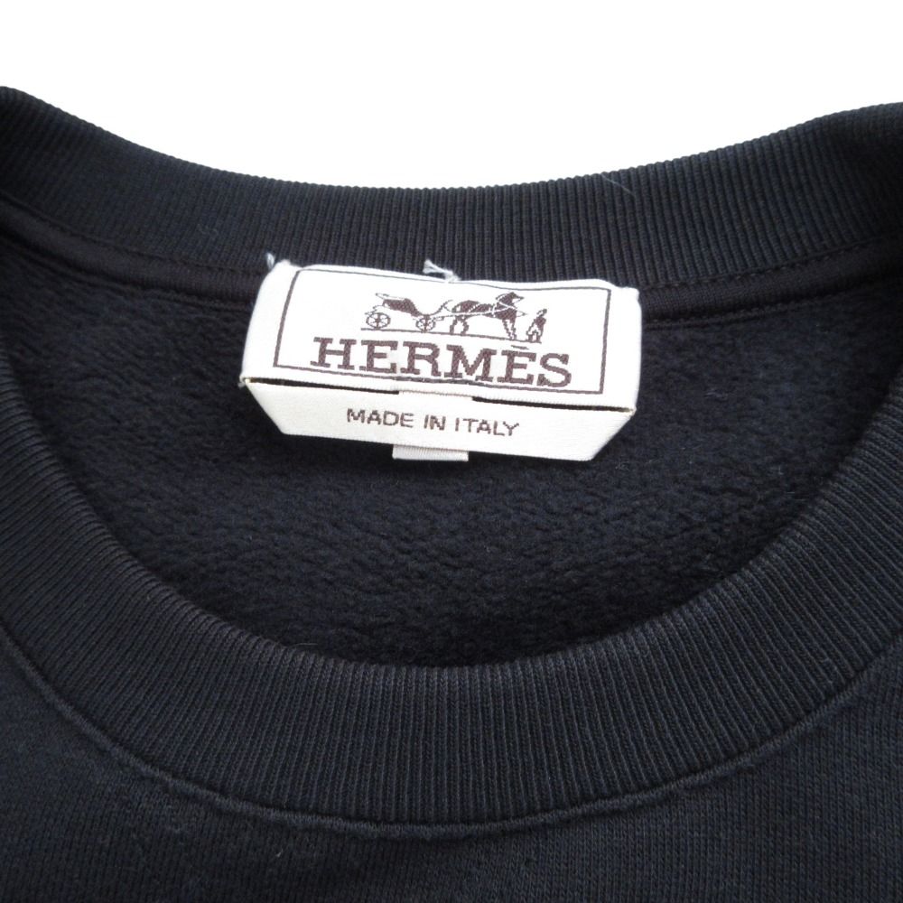 美品 HERMES エルメス エクスリブリス ドラゴン クルーネック