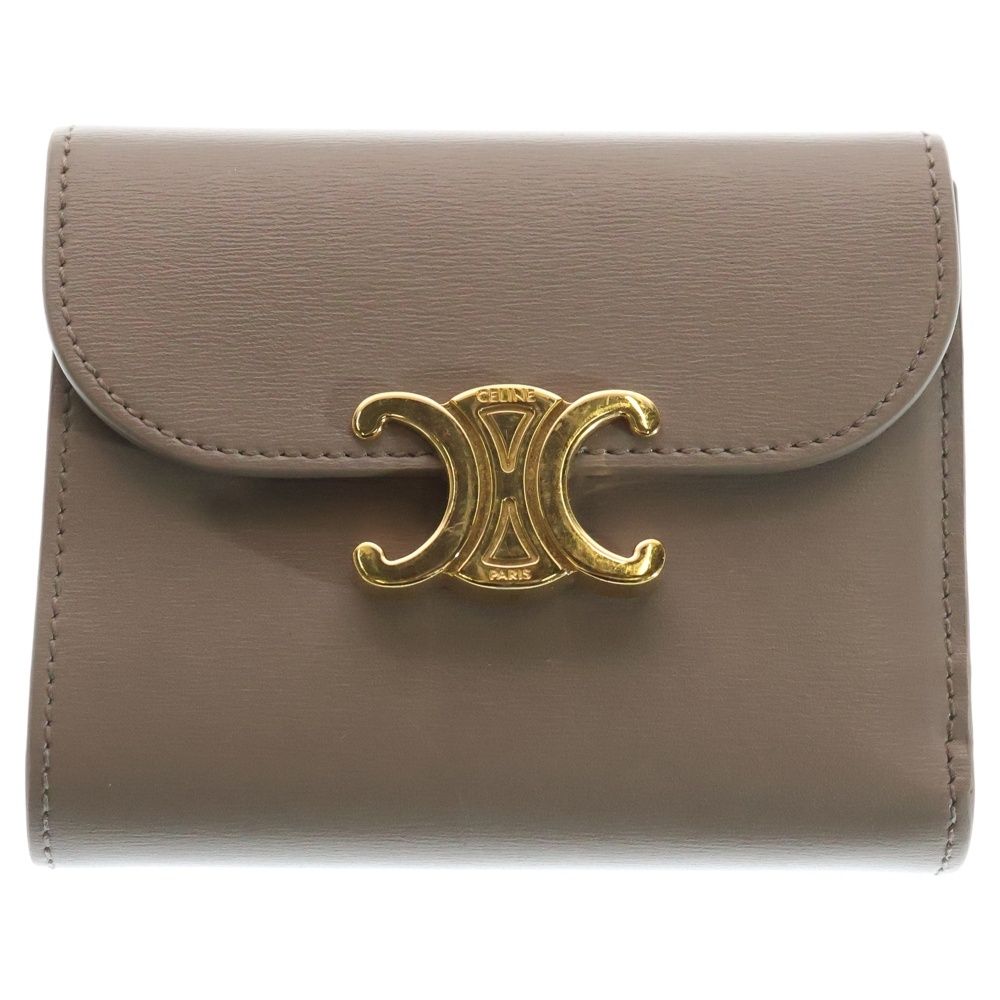 CELINE (セリーヌ) トリオンフ 三つ折り財布 スモールフラップ